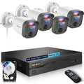 5MP Outdoor Wired Security Camera System, CCTV Video Surveillance System