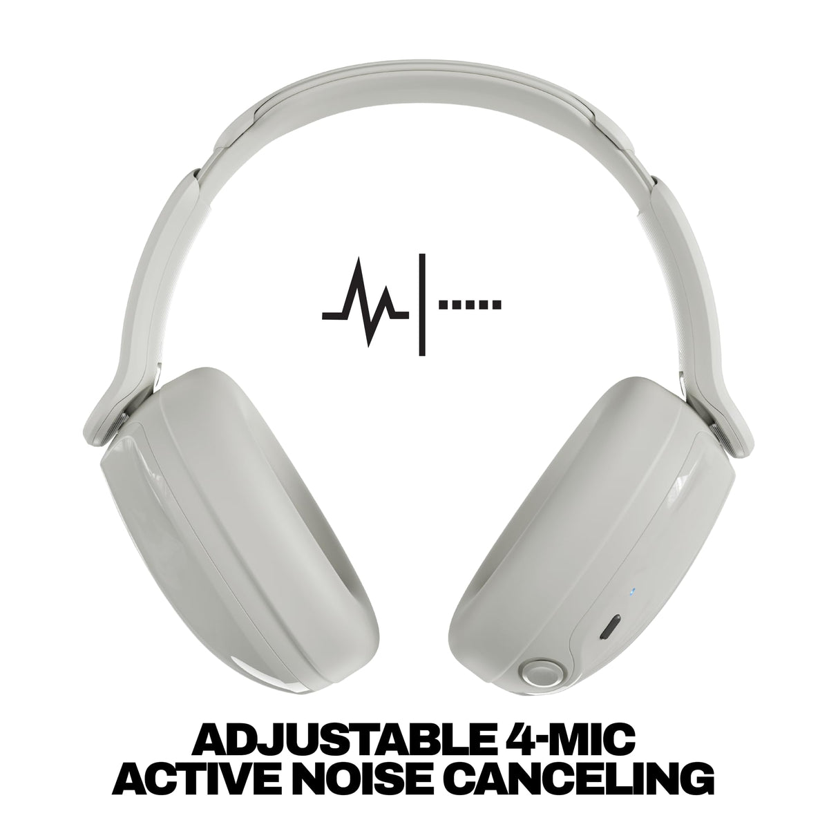 Skullcandy Hesh 540 ANC Noise Cancelling Wireless Headphones - Bone