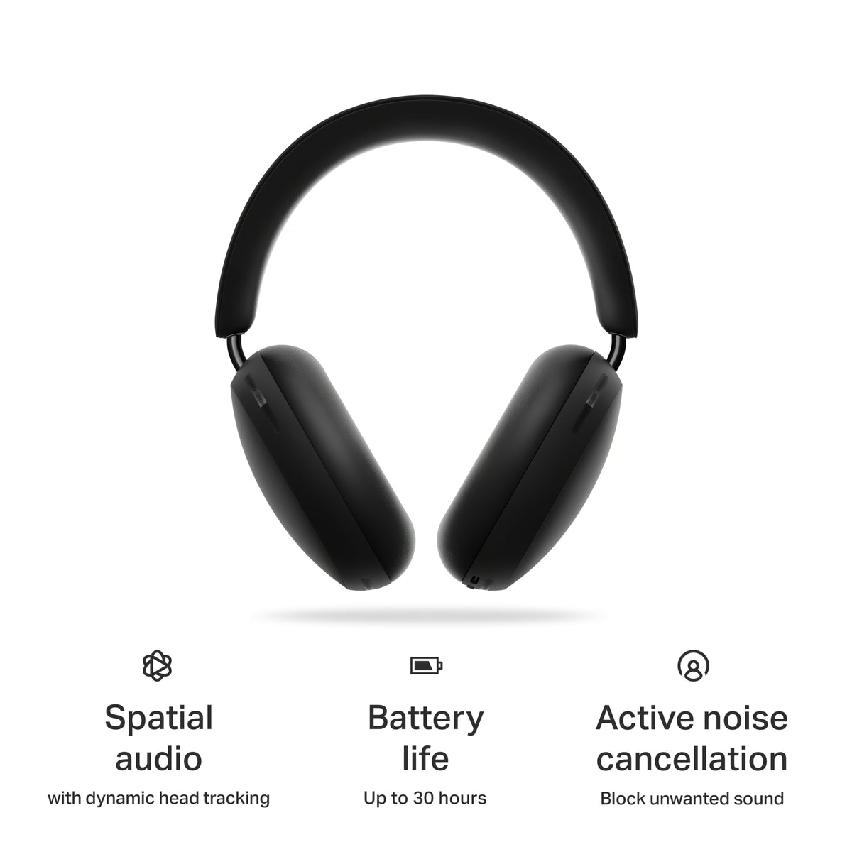 Sonos Ace Noise Cancelling Bluetooth Over-Ear Headphones - Black