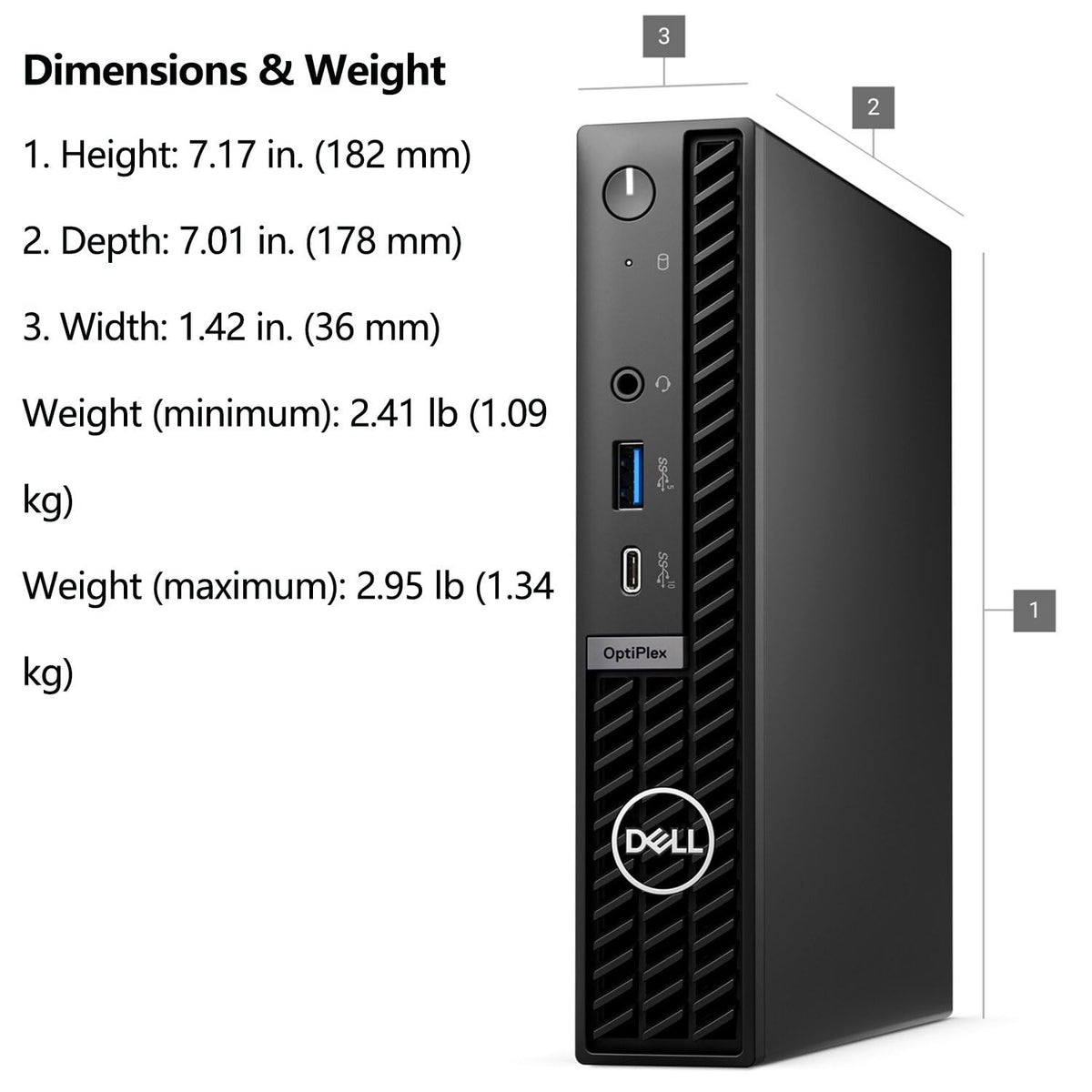 Dell 2026 OptiPlex 7010 Compact Mini Desktop Computer for Office & Home, Lifetime Office 365, Copilot AI, 16GB DDR5 RAM, 512GB PCIe SSD, WiFi 6E, Triple 4K Display, Windows 11 Pro