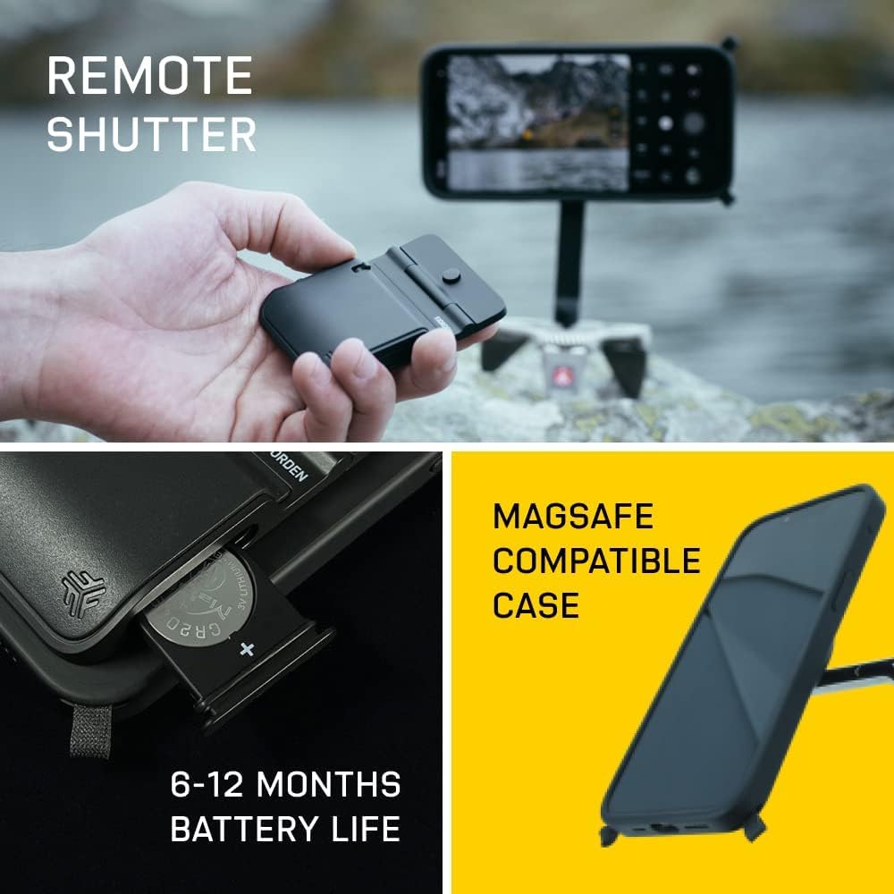 FJORDEN Camera Grip Plus Bundle for iPhone 16 Pro - Magsafe Compatible