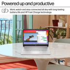 HP 14" Laptop Sleek Design for Studying and Collaboration, Intel Quad-Core N150(>N4120), 1 Year Office 365, 16GB RAM, 256GB Storage(128GB UFS + 128GB SD Card), Wi-Fi 6, Webcam, USB C, Win 11S