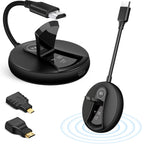 Wireless HDMI 1 Transmitter and 2 Receivers,Multi-TV Extender,UP to 6RXs,Plug and Play,4K Decode,165FT/50M,Portable Wireless HDMI Splitter-Video/Audio from Camera/Laptop to TVs/Projectors/Monitors