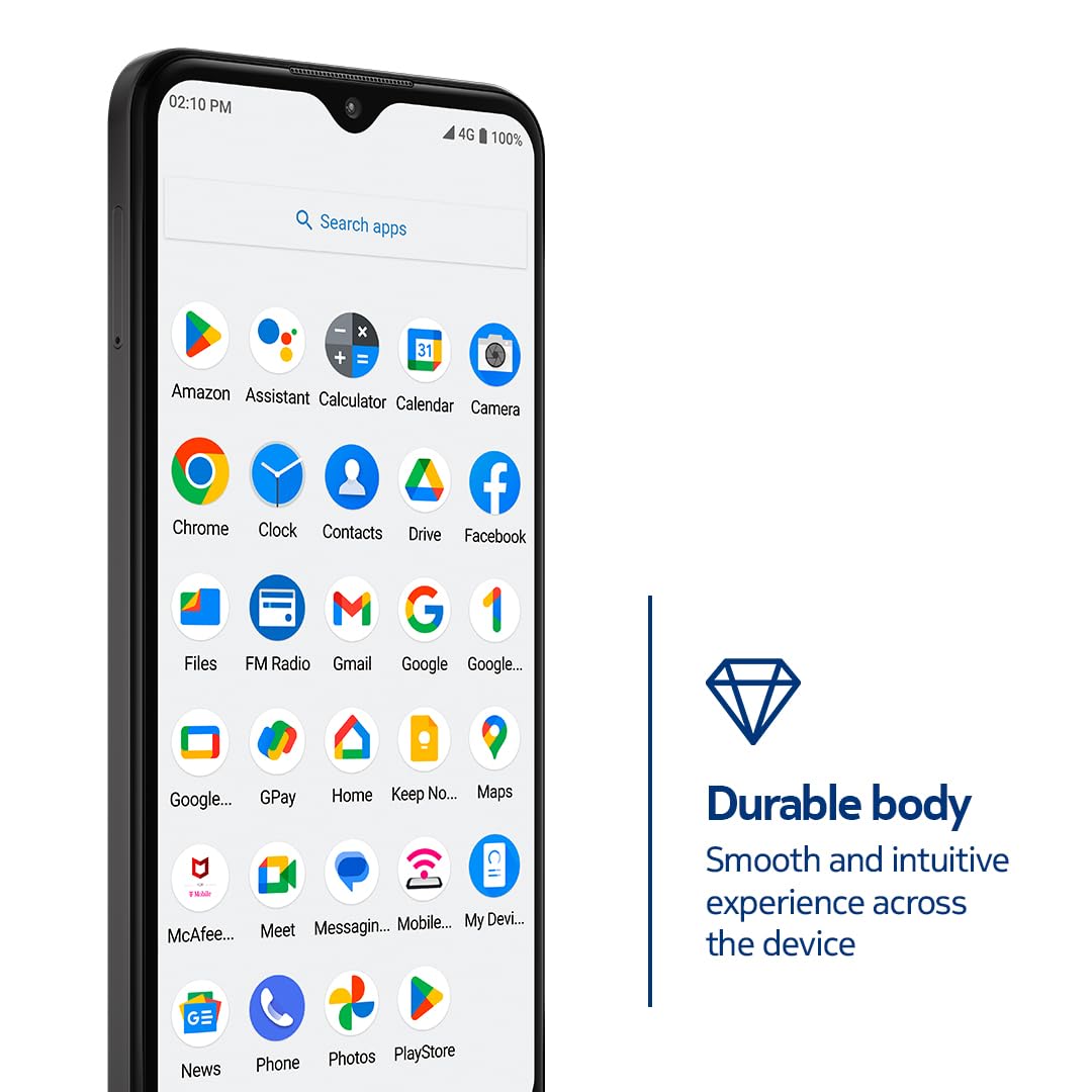 Nokia C210 | T-Mobile, AT&T, Cricket | Android 13 | Unlocked Smartphone | All Day Battery | US Version | 3/32GB | 6.3-Inch Screen | 13MP Dual Camera | Charcoal