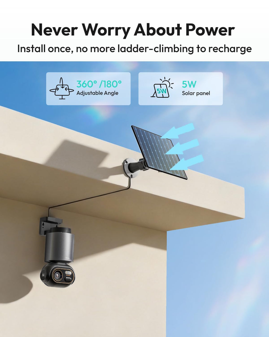 BOTSLAB 4K Security Camera Wireless Outdoor, 4 Cam-Kit, 32GB Local Storage