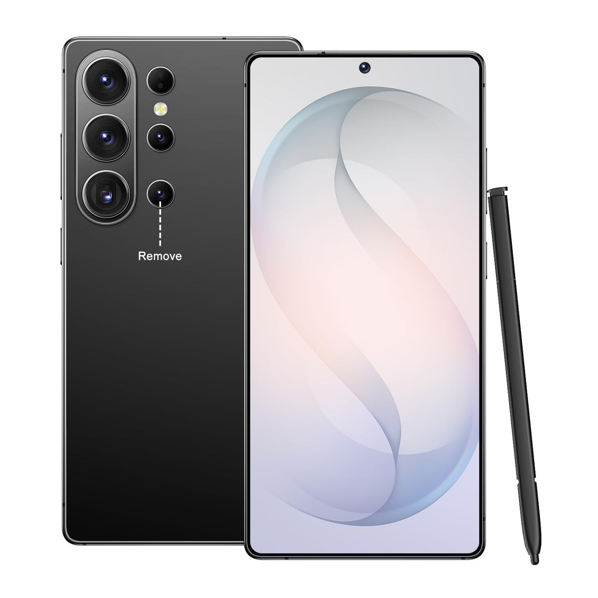 X26 Ultra Unlocked Cell Phone, 12GB+512GB Android 14 Smartphone, 6.9" FHD+ Display, 6800mAh Battery, 108MP+48MP Dual Camera, Built-in Pen Stylus, Fast Performance Large Memory (Glam Pink)