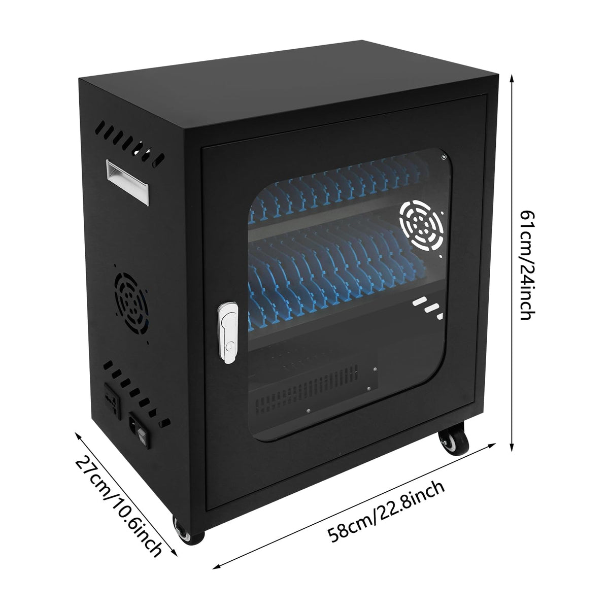 Phone Charging Cabinet,40-Slot Cell Phone Charging Station(BK40)
