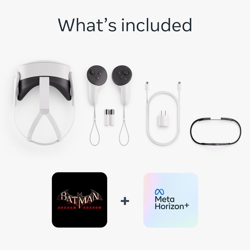 Meta Quest 3S 128GB | VR Headset — Get Batman: Arkham Shadow Included