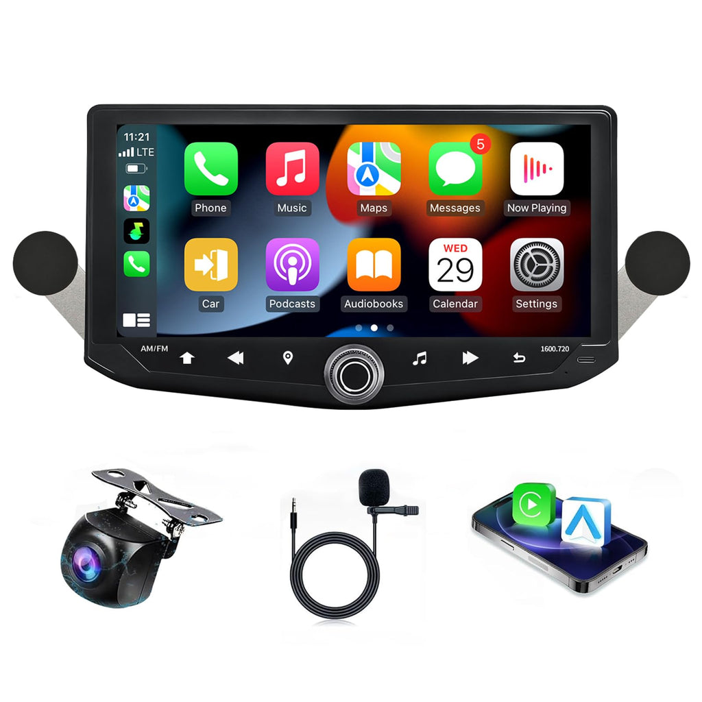 Car Radio for Dodge Ram 1500 2500 3500 2013-2018 Only for Manual AC 10inch