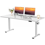 79''x31''Dual Motor Adjustable Large Standing Desk for Home Office