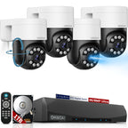 4K Outdoor Wired Security Camera System, PoE Video Surveillance System