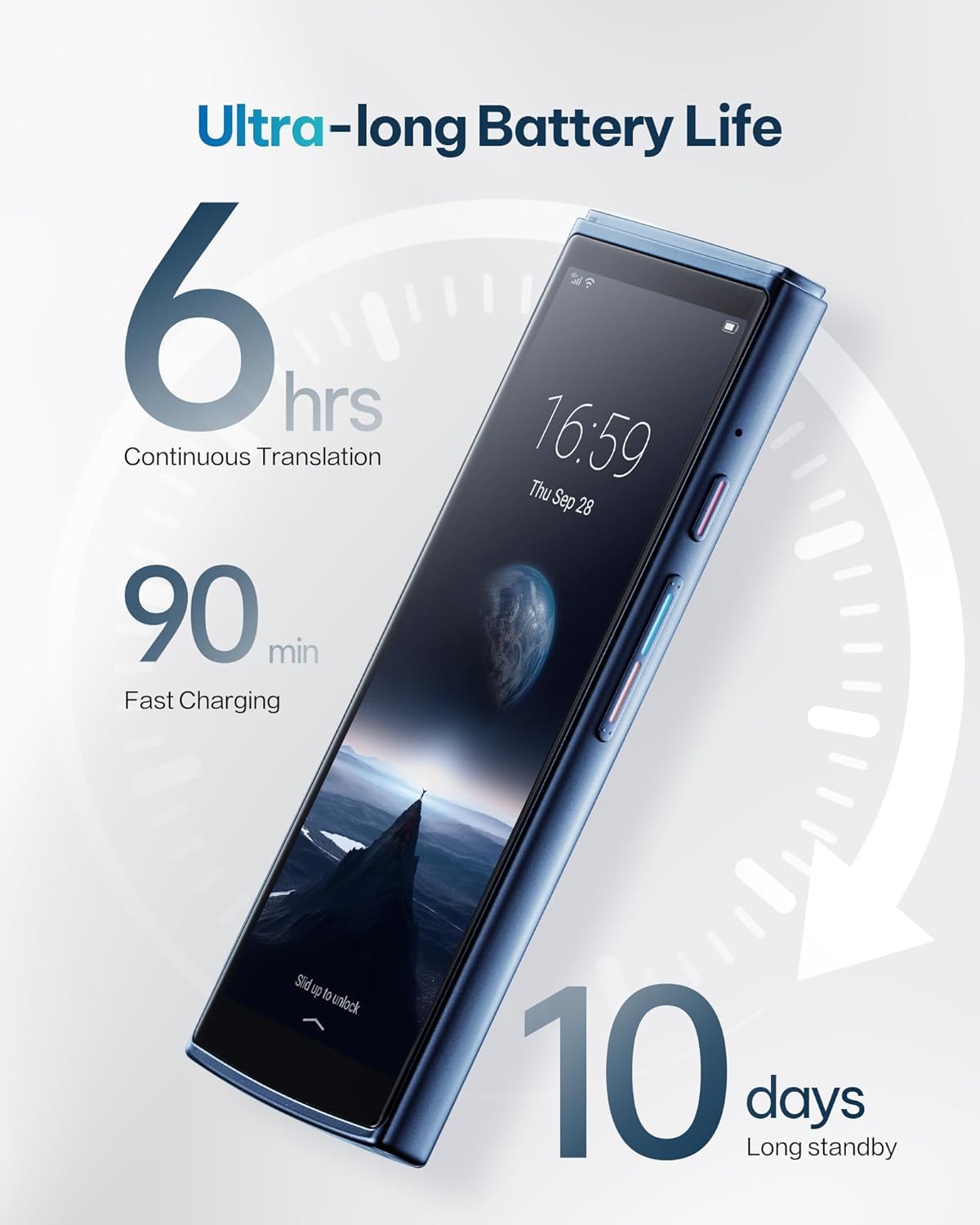 iFLYTEK AI Language Translator Device, Real-Time Two-Way Voice Translator