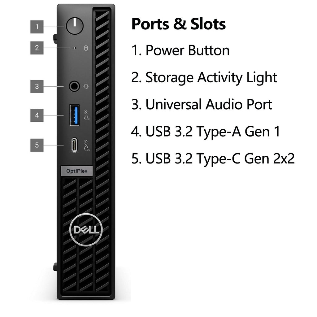 Dell 2026 OptiPlex 7010 Compact Mini Desktop Computer for Office & Home, Lifetime Office 365, Copilot AI, 16GB DDR5 RAM, 512GB PCIe SSD, WiFi 6E, Triple 4K Display, Windows 11 Pro