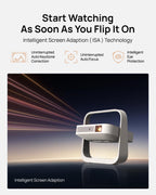 XGIMI Elfin Flip Plus Portable Projector, 500 ISO Lumens, Adjustable Stand