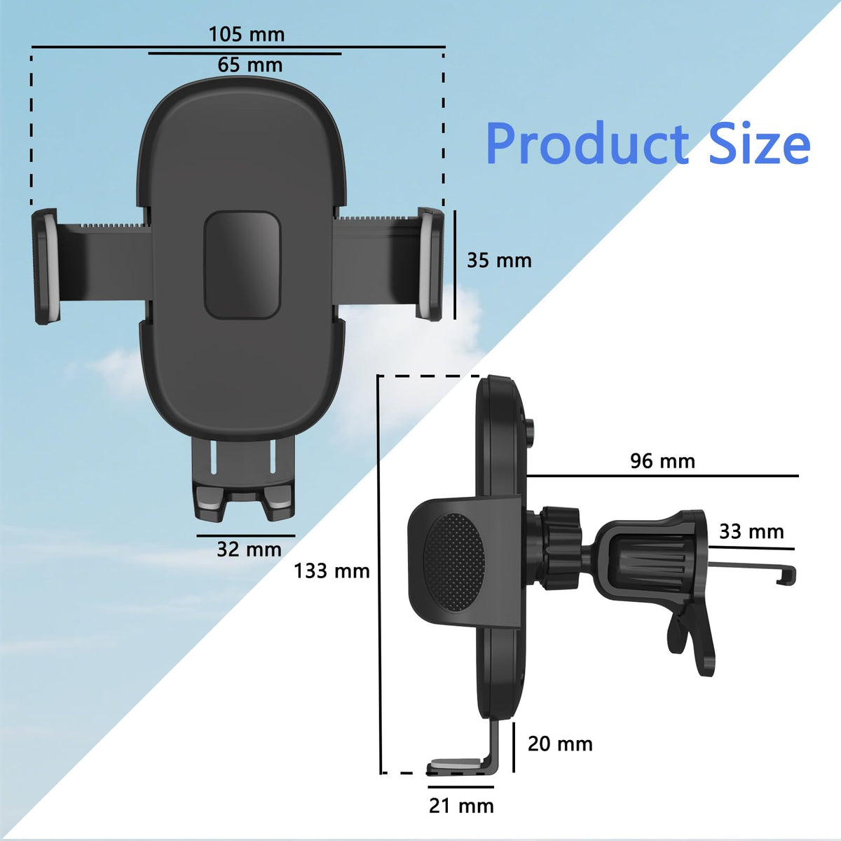 Universal Car Vent Phone Holder for iPhone 17 Pro Max and More,30PCS