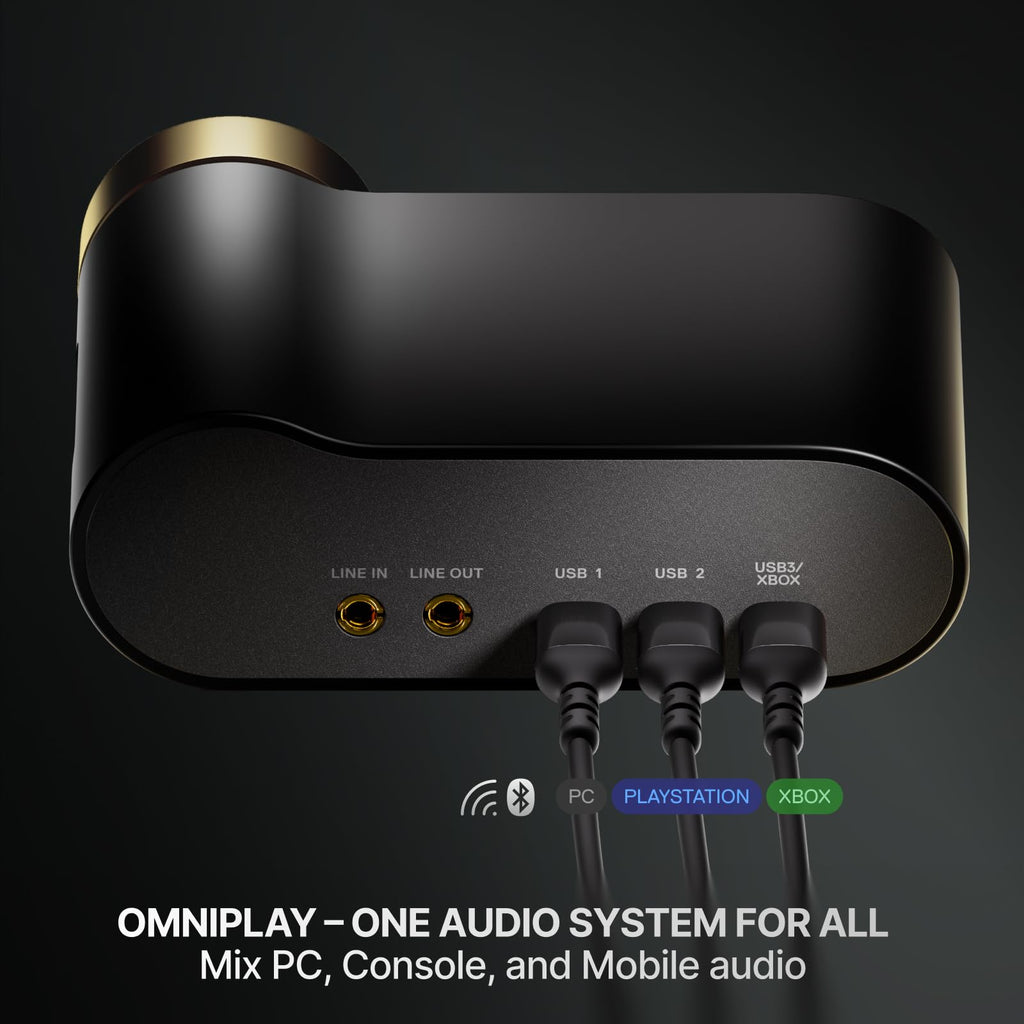 SteelSeries Arctis Nova Elite - Hi-Res Wireless Gaming Headset - Sage/Gold