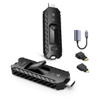 Wireless HDMI PRO- Transmitter and Four Receiver, Portable Multi-TVs Extender Kit, Plug and Play, Heat-Control, 5.8G/2.4G @60Hz 165FT/50M, Stream Video Wirelessly from Laptop to Multiple HDTVs/Monitor
