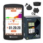 Bryton Rider S810 Sensor Bundle 3.5 Inch Color Touchscreen GPS Bike/Cycling Computer, 50H Battery Life, Offline Maps & Navigation, Advanced Climb Challenge 2.0, Live Tracking