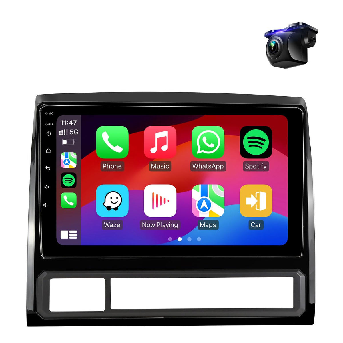 Car Stereo Radio for Toyota Tacoma 2005-2015 with Carplay & Android Auto