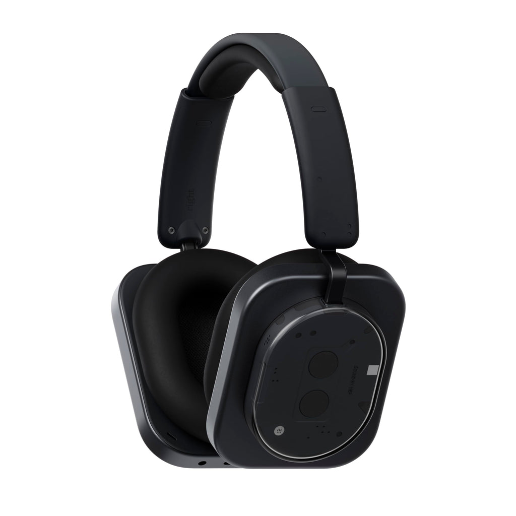 Nothing Headphone (1) Hybrid Active Noise Cancelling Headphones, Wireless Over-Ear Headphones with 6 Mics, 80Hrs Playtime, Hi-Res Audio, KEF-Tuned, Spatial Sound, Comfort Fit & Fast Charging Black