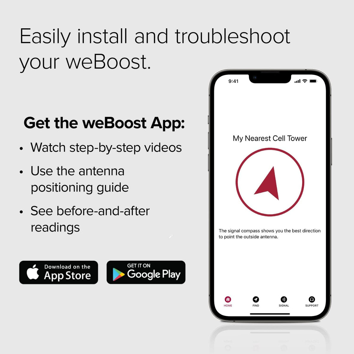 weBoost for Business Office 200 (75 Ohm) Cell Phone Signal Booster | 5G/4G LTE | 72 dB | DIY | All U.S Carriers - Verizon, AT&T, T-Mobile & More | Up to 10,000 sq ft | FCC Approved