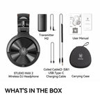 OneOdio Studio Max 2 Wireless Dj Headphones, 9ms Latency, Studio LDAC