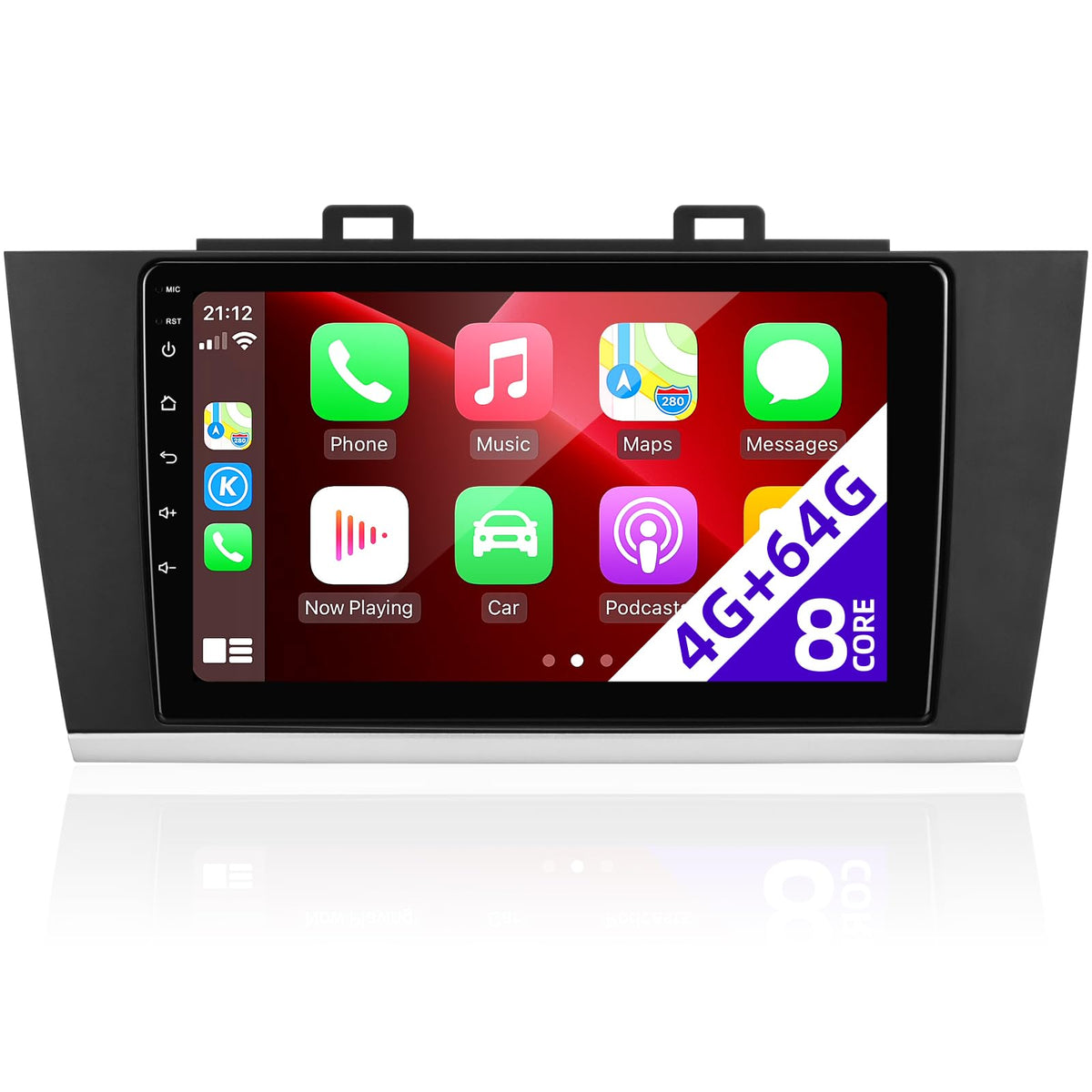 for Subaru Outback Legacy 2015 16 17 18 19 Radio Stereo Carplay Auto