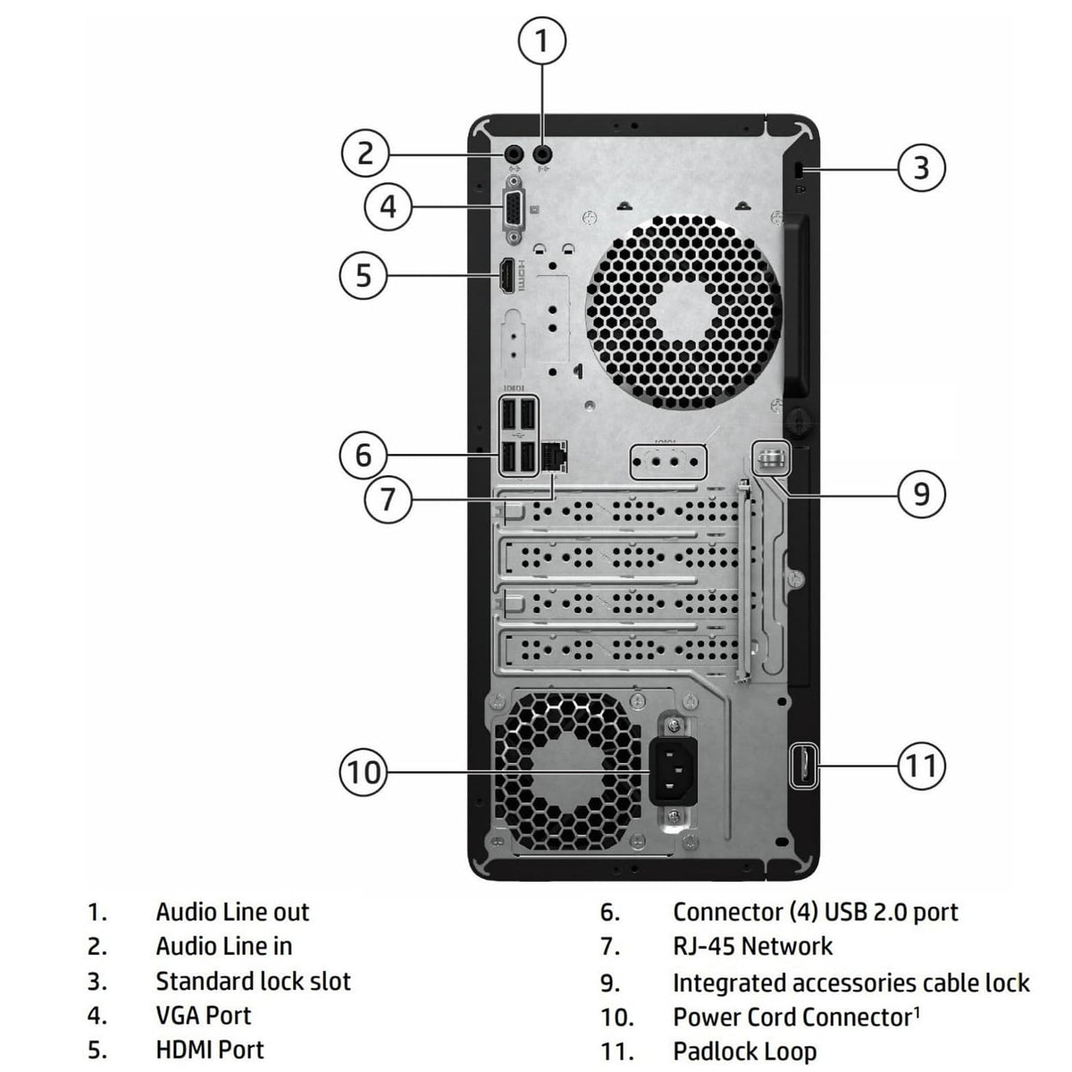 HP Desktop Pro Tower Business Computer, Intel Core I3, 8GB RAM 256GB SSD
