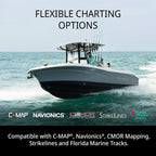 Simrad GO Chartplotter and Fish Finder, with Transducer and Radar Options, Preloaded C-MAP Discover Chart Card