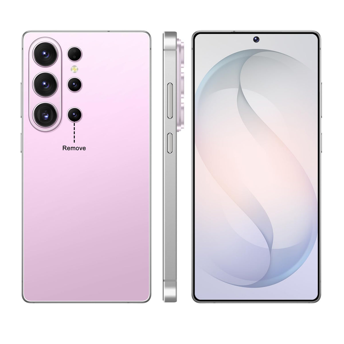 X26 Ultra Unlocked Cell Phone, 12GB+512GB Android 14 Smartphone, 6.9" FHD+ Display, 6800mAh Battery, 108MP+48MP Dual Camera, Built-in Pen Stylus, Fast Performance Large Memory (Glam Pink)