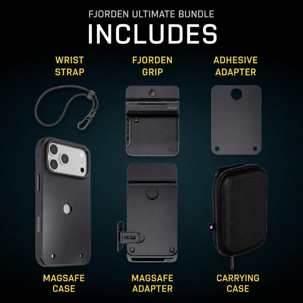 FJORDEN Camera Grip Ultimate Bundle for iPhone 17 Pro Max