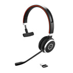 Jabra Evolve 65 MS Wireless Headset, Stereo – Includes Link 370 USB Adapter – Bluetooth Headset with Industry-Leading Wireless Performance, Advanced Noise-Cancelling Microphone, All Day Battery