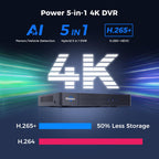 Hiseeu 16 Channel 4K Security DVR 8MP Digital Video Recorder