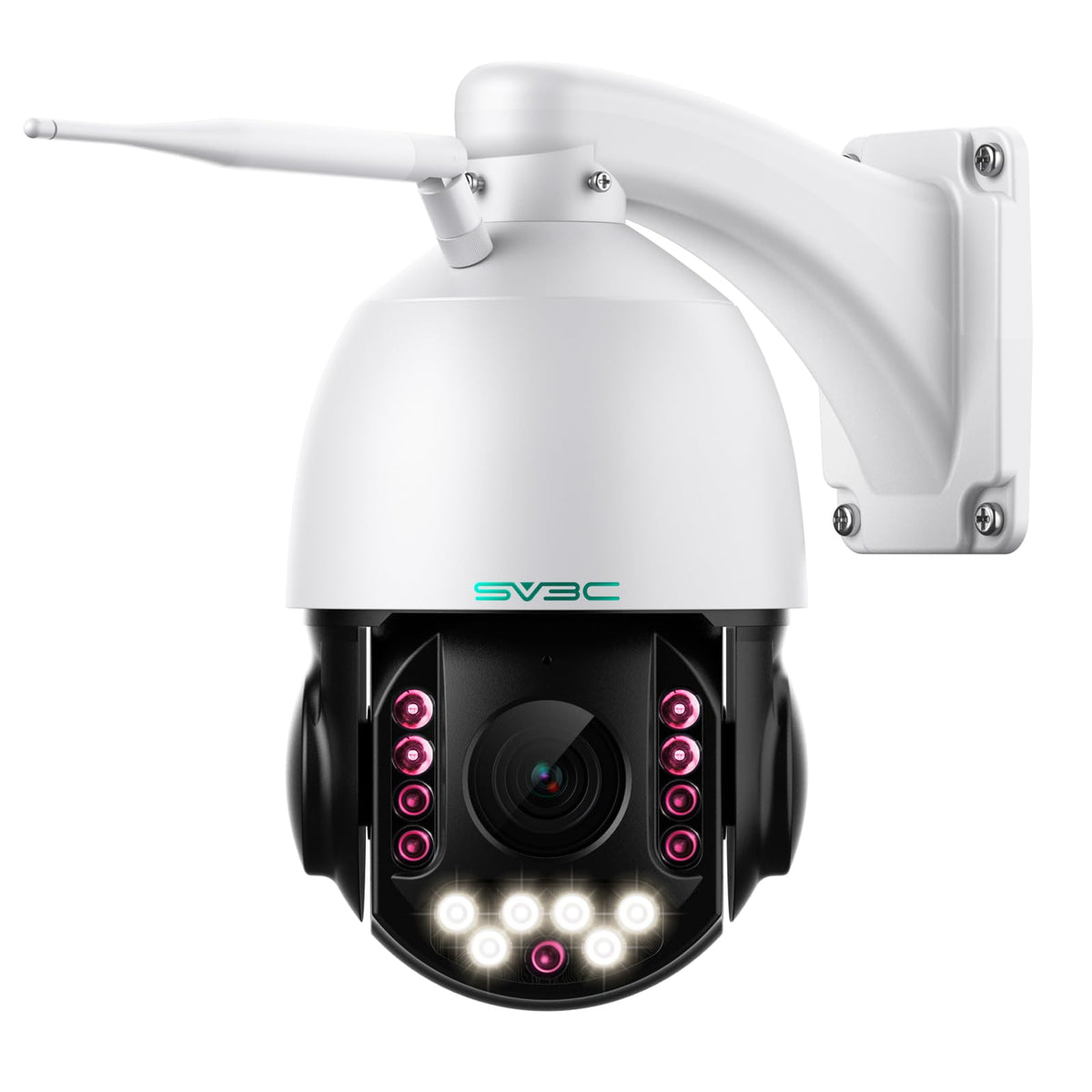 SV3C 4K 36X Zoom PTZ Camera Outdoor, 8MP Dual Band WiFi Security IP Camera