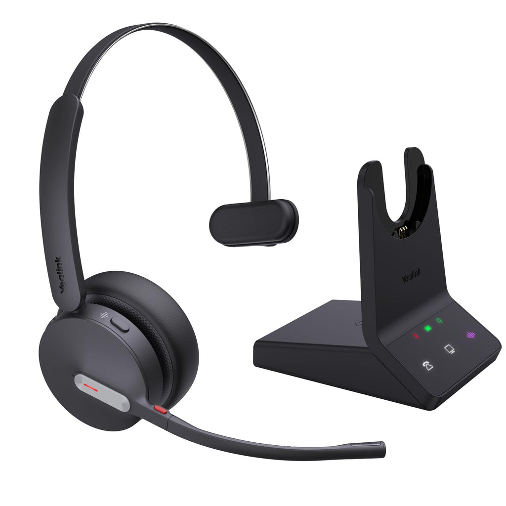 Yealink WH64 Dual UC DECT Bluetooth Wireless Headset for Phone PC Cellphone