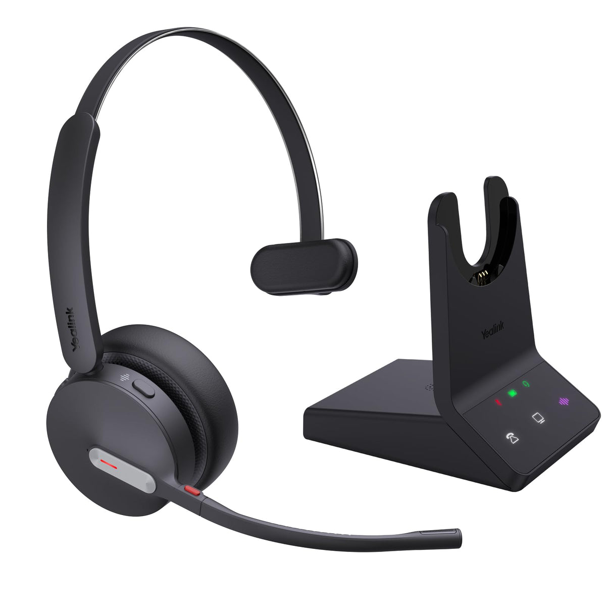 Yealink WH64 Dual UC DECT Bluetooth Wireless Headset for Phone PC Cellphone
