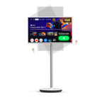 HORION 32" Portable Smart TV , Movable TV, No Battery, Non-Touchscreen