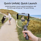 DJI Osmo Mobile 7P Gimbal Stabilizer for iPhone, Android, Lighting, 3-Axis Phone Gimbal, Built-in Extension Rod & Tripod, 10hrs Use, Phone Charging + Portable Charger + Wireless Mic Set + 20W Plug