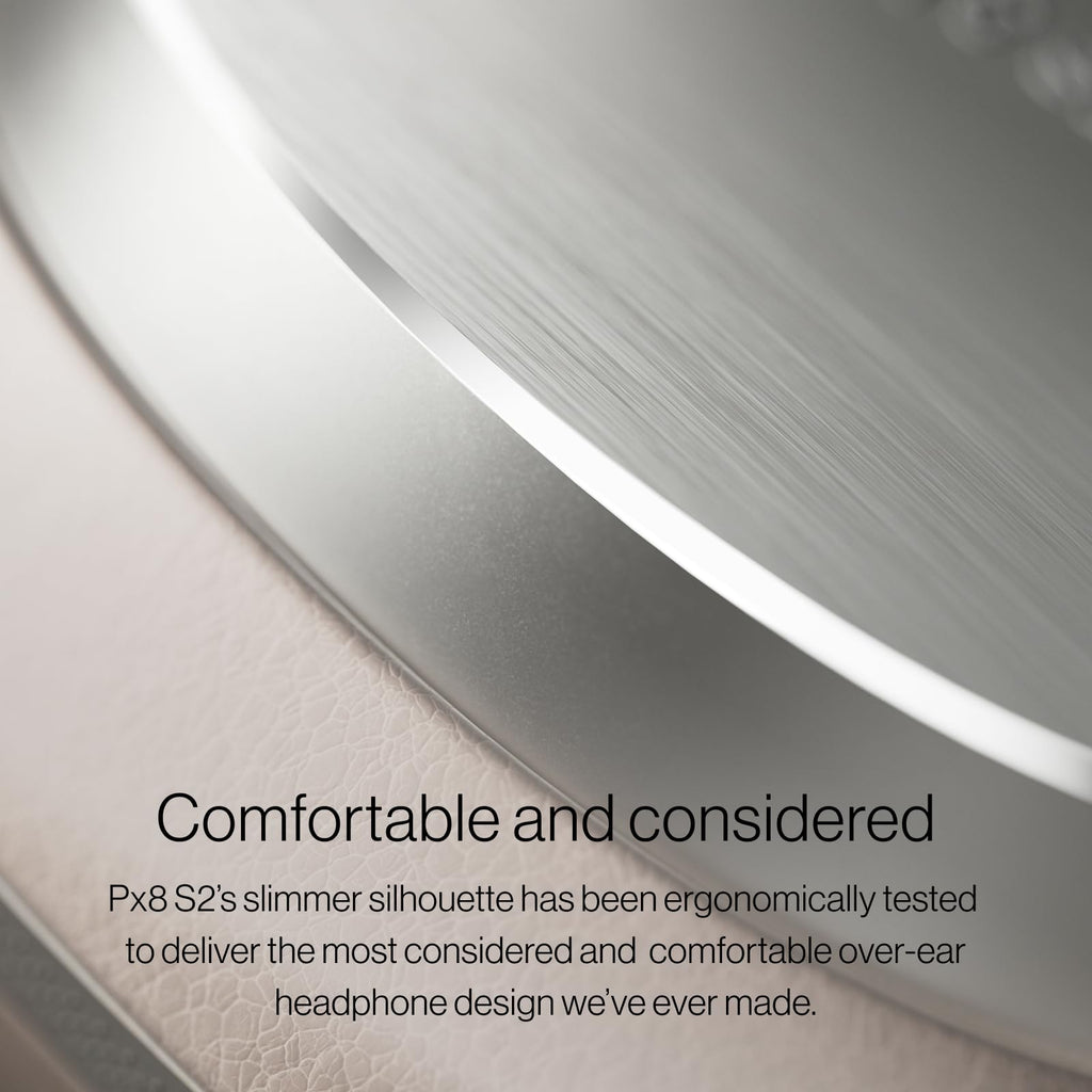 Bowers & Wilkins Px8 S2 Wireless Over-Ear Headphones, Warm Stone