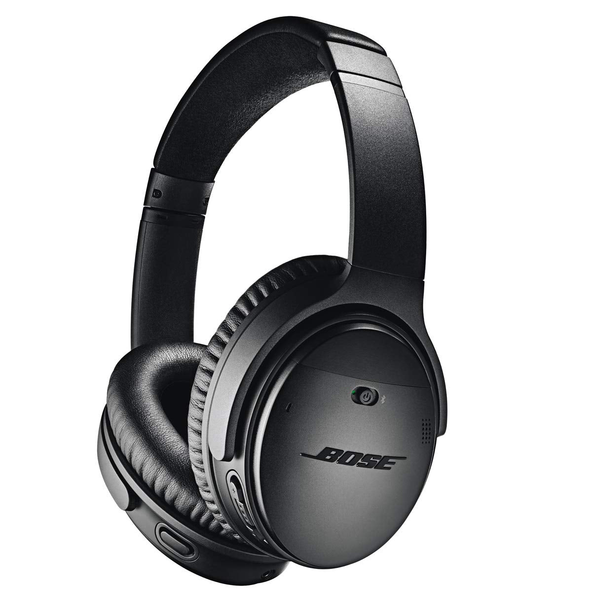 Bose QuietComfort 35 II Noise Cancelling Bluetooth Headphones— Wireless, Over Ear Headphones with Built in Microphone and Alexa Voice Control, Silver