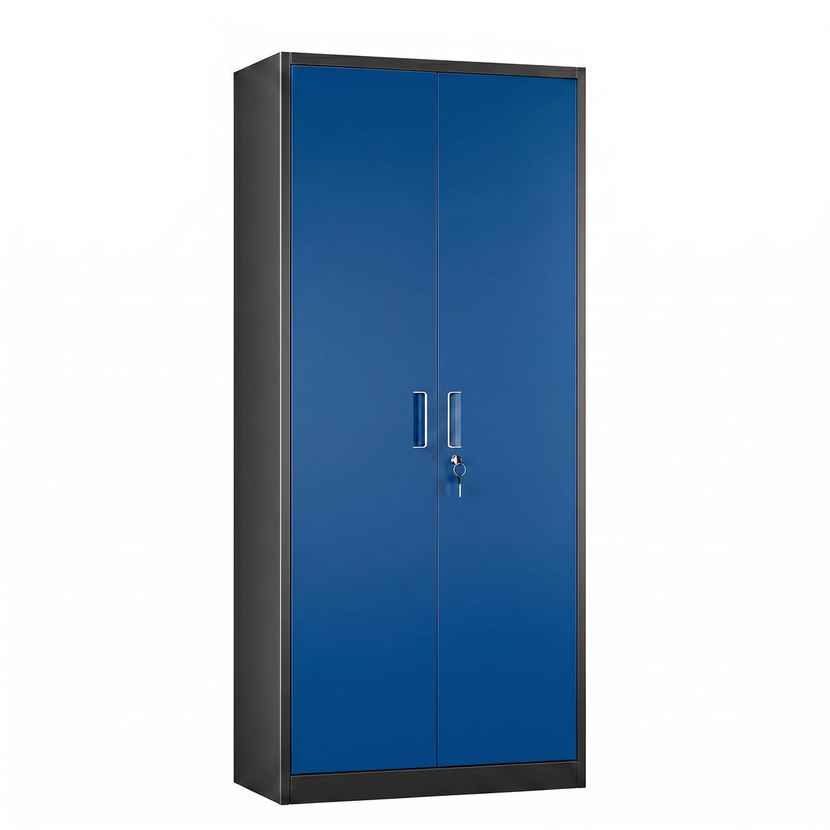 71"x32"Wx16 D Metal Garage Storage Cabinet with Wheels