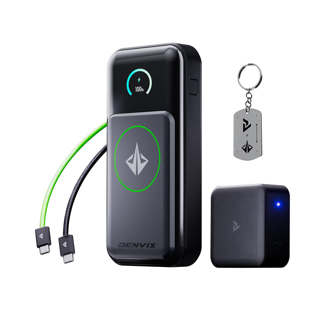DENVIX PowerX Power Bank Deluxe Jimmy Butler Limited Edition, 250W 4-in-1 25,000mAh Laptop Portable Charger (91.25Wh) with Magnetic Wireless Charging for iPhone, Samsung, MacBook, DJI, AirPods