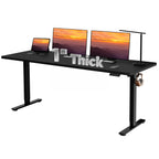 79''x31''Dual Motor Adjustable Large Standing Desk for Home Office
