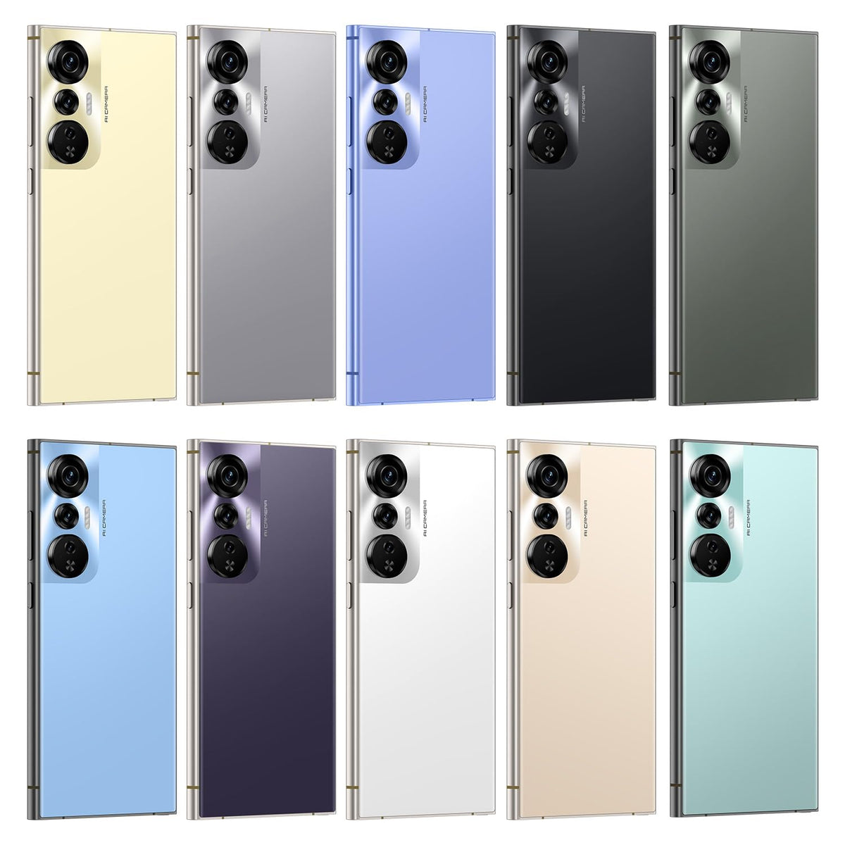 Unlocked Cell Phones Smartphone Android 13 Phones 8+256GB/6.8" HD Screen/Dual SIM/108MP+48MP Camera/6800 mAh/Built-in Pen (Gold)