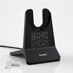 Yealink Headset BH74 Bluetooth Wireless On-ear, Acoustic Shield Mic & Hybrid ANC, Long Battery, All-Day Comfort, Dual Busylight, Teams Certified, Ideal for Office, Remote, and On-the-Go with Cloth