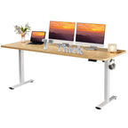 79''x31''Dual Motor Adjustable Large Standing Desk for Home Office