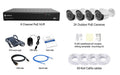 PoE Business Security Camera System, 8 2K Cameras, 128Mbps, 4TB HDD, NDAA, AI Detection, Plug-N-Play Installation, 24/7 Continious Recording