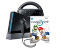 Wii Console with Mario Kart Wii Bundle - Black (Renewed)