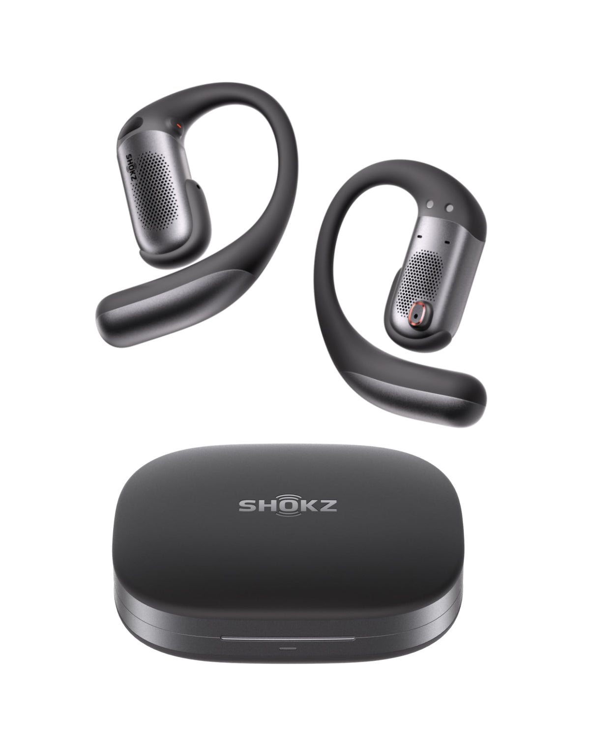 SHOKZ OpenFit Pro Open-Ear Earbuds with Noise Reduction, Dolby Atmos, Black