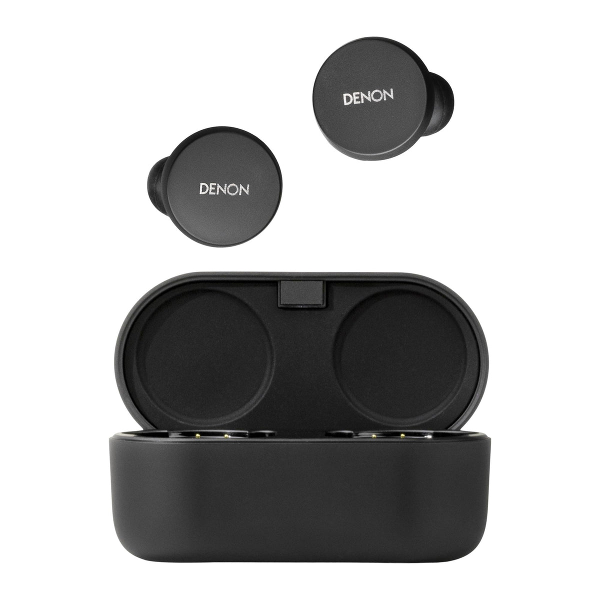 Denon PerL Pro True Wireless Earbuds, 32Hr Battery Life, Black